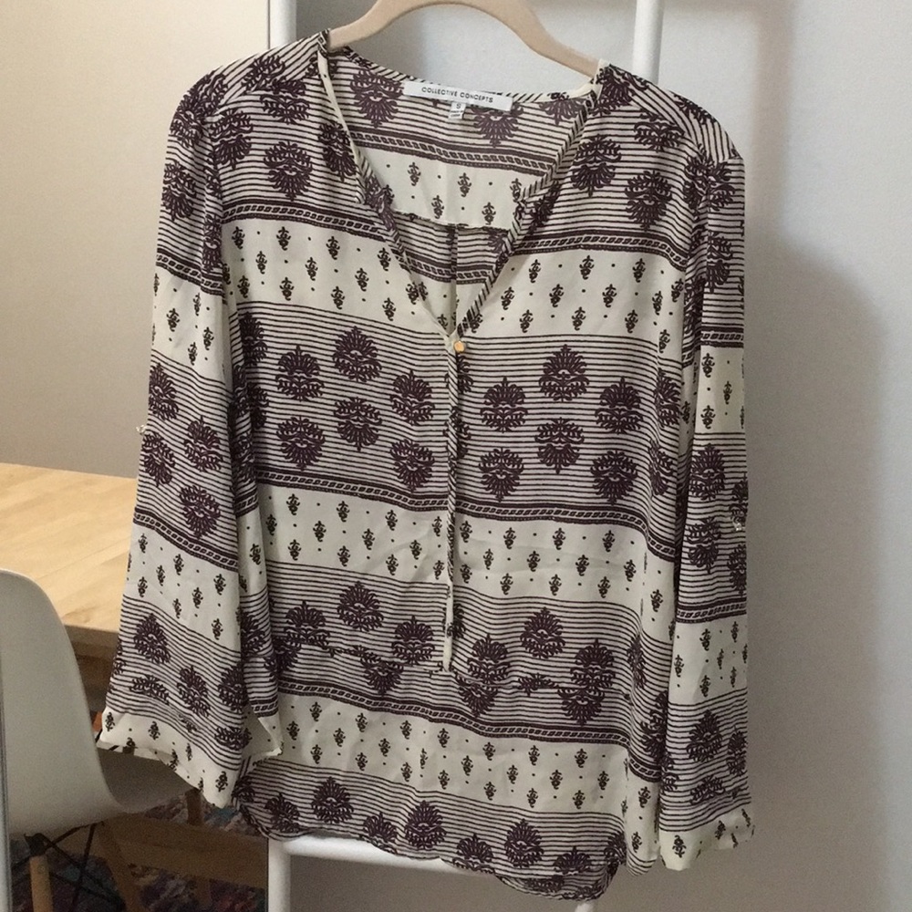 Long sleeved blouse